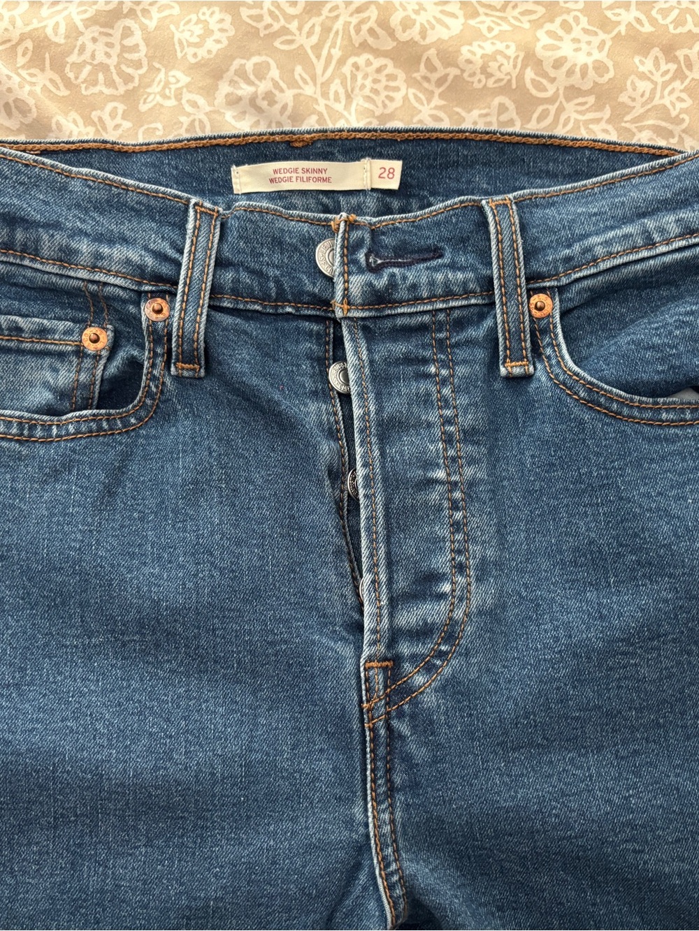 Levi Wedgie Skinny Jeans